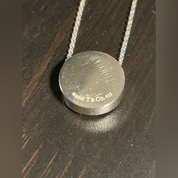 Tiffany & Co Concave Circle Pendant Necklace - Picture 8 of 10